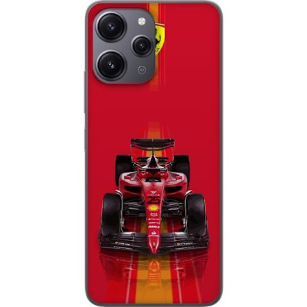 Yhteensopiva Puhelinkuori Xiaomi Xiaomi Redmi 12 Ferrari Formula 1 -auto ikonisessa punaisessa muotoilussa urheilullisella tarkkuudella