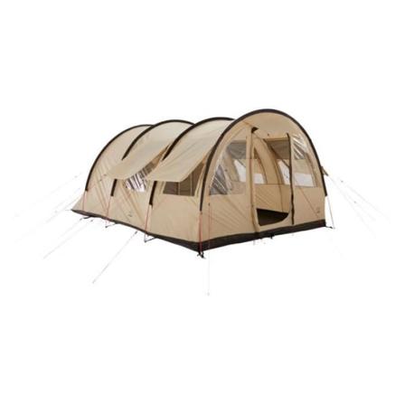 Grand Canyon Helena 5 - Tunneltält för 5 personer | Familjegrupptält med två sovplatser | Mojaveöknen (beige)