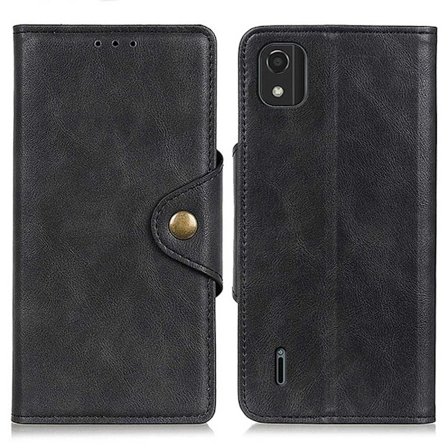 Alpha läder Nokia C2 2nd Edition fodral - Svart