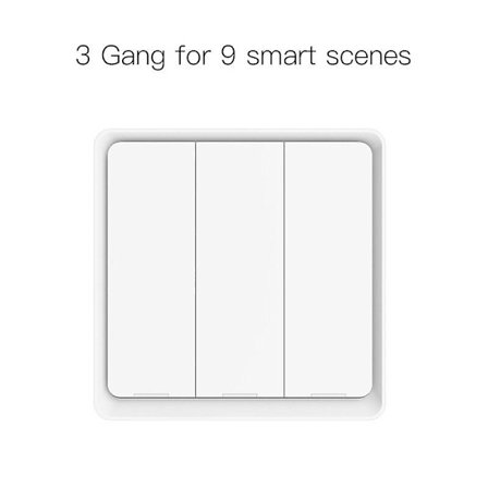 Tuya Zigbee Smart Scene Switch 4-gang 12 Scene Smart Home Scene Switch