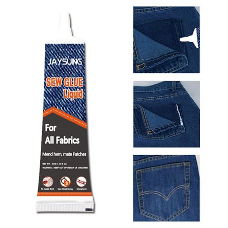 Stofflim, sy stofflim, giftfri stoffreparerende lim