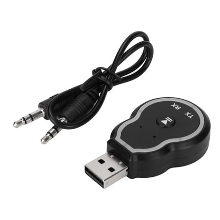 Bluetooth 5.0 FM-sender trådløs bilradioadapter med 7 farver LED-baggrundsbelysning stabil Q2