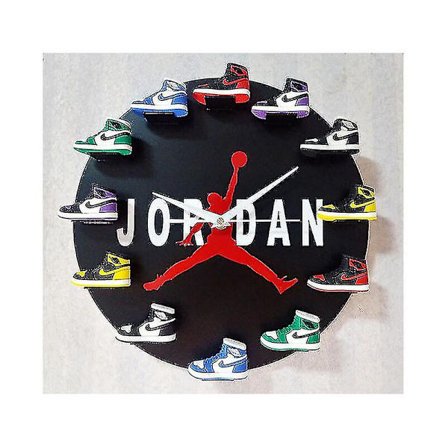 Hjem 30cm Aj1-12 Veggklokke For Hjem Stue Soverom Kontor Cafe Bar Dekor (jordan) Cisea