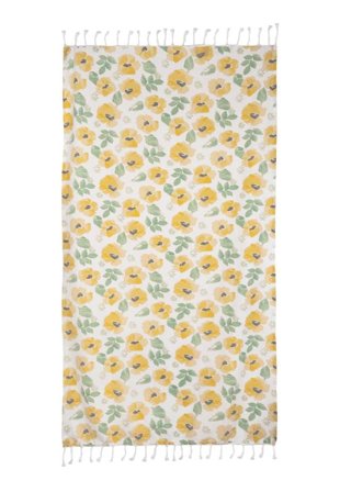 Sagaform Eden Hamam 90X170 cm Textil Gul 90x170cm