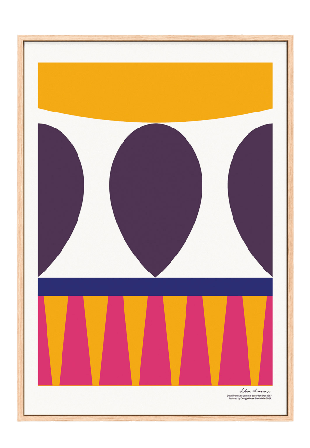 Design House Stockholm Birds 1967 Poster Posters & tavlor Unisex Flerfärgad 50X70