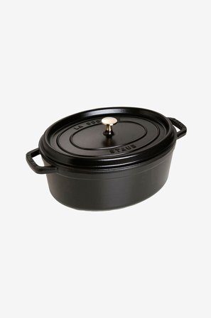 Staub - Gryde La Cocotte oval 33 cm, 6,7 l - Sort - Gryder & kasseroller - Fra Homeroom