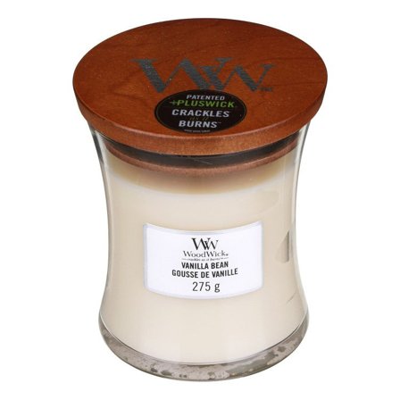 Woodwick Hourglass Candles Vanilla Bean 275gr - Candela Profumata
