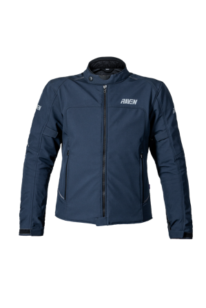 Motorradjacke Raven Rila Softshell WP Blau XL