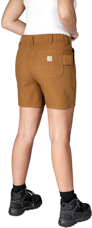Carhartt Workwear Carhartt W's Relaxed Fit Canvas Work Short Carhartt Brown