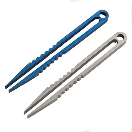 2-pack Mini Portabla Pincetter i Titanlegering, Utomhus EDC To, ZQKLA