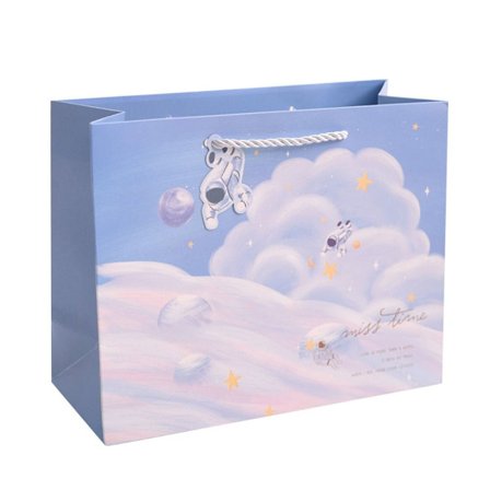 Handhållen papperspåse Shoppingpåse 2-L 2-L