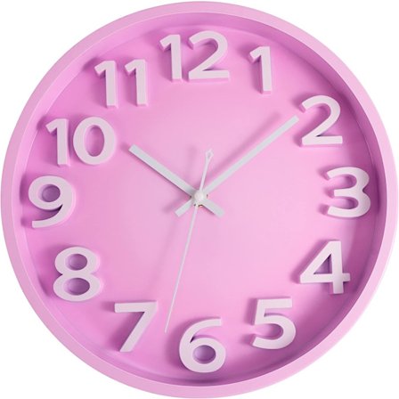 Moderni seinäkello, suuri hiljainen ei-tikittävä paristokäyttöinen -FF-