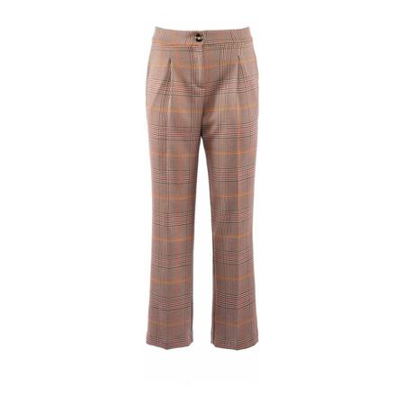 Nenette, Straight Trousers Bruin, Dames, Maat:S,polyester