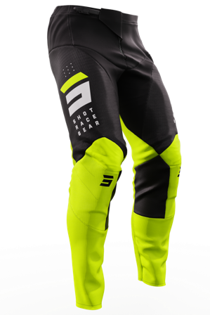 Pantaloni Motocross Shot Camo 2.0 galben neon 28
