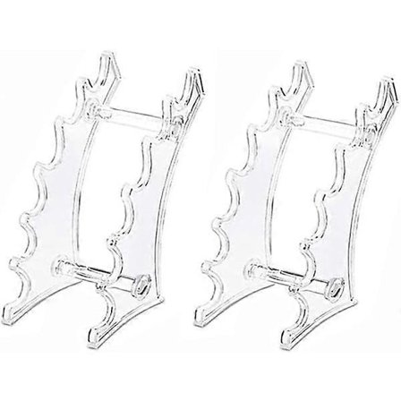 2 stk. Plast Penneholder med 6 Rom, Plast Penneholder, 6 Rom Penneholder