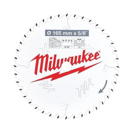 Milwaukee CSB P W Savklinge 165x1.6×15.87mm, 40T, Maskintilbehør & forbrugsvarer