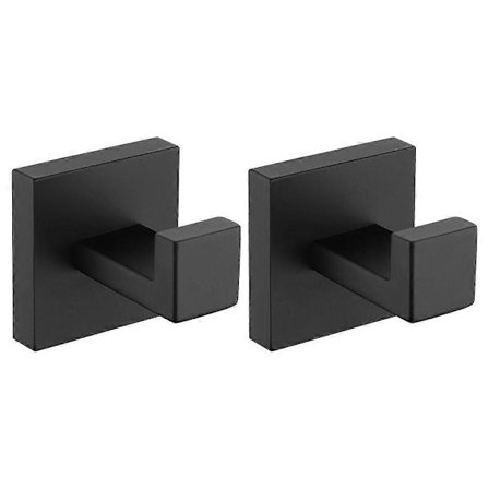 Ruostumattomasta teräksestä valmistettu koukku seinäkiinnike pyyhekoukut kylpyhuonetarvikkeet 2 kpl (FMY)