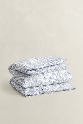 GANT - Key West paisley dobbeldynetrekk 200x220cm heather grey