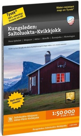 Calazo Kungsleden: Saltaluokta – Kvikkjokk 1:50.000 (2nd ed)