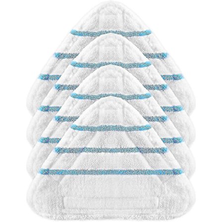 4 stk. Silvercrest Lidl Universal Dampmoppe Betræk Tilbehør Til Damprenser Hot Selling Varer