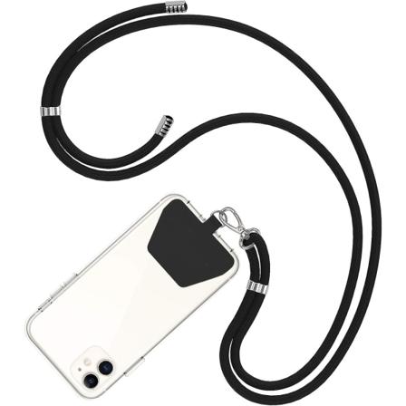 Telefonrem med lapp, justerbar nackrem i nylon Kompatibel med