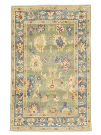 Hand Knotted Kazak Fine Rug 117X184 Orange/Dark Yellow