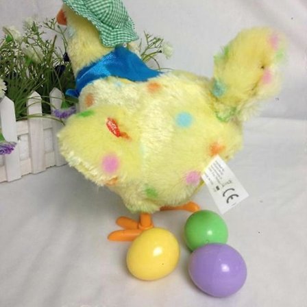 Elektrisk Leksaks Hönan Lägger Ägg Skämtgåva Anti-Stress Gadget för Barn Inomhus eller Utomhus Spel Ny