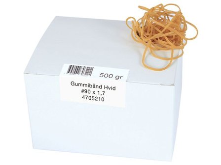 Gummiband 90x1.7 Nr.19 Para 0,5kg 1389/fp - Lyreco - Emballage och lagerutrustning - Bindgarn gummiband och stift - Gummiband