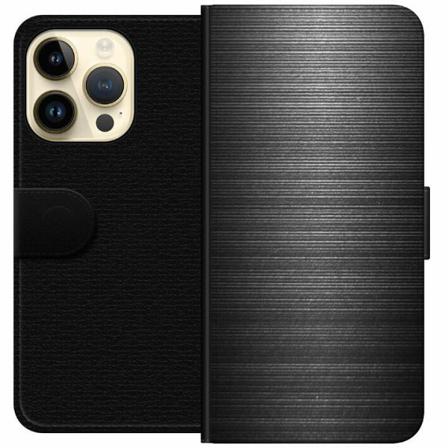 Apple Iphone 14 Pro Plånboksfodral Brushed Metal