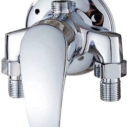 Duschblandare Badrum Enhandtag Väggmonterad Mässingsduschblandare för Badrum