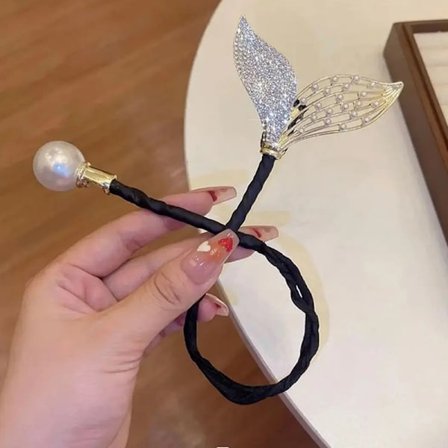 Valhårssvans Rhinestone Blomma Hårclips Håruppsättning Paket Ha