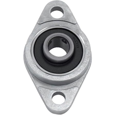 Zinklegering Flanged Pillow Block Leje KFL Serie Boringsdiameter 10mm Stål Skruelåsning Ho