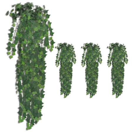 Konstväxter murgröna 4 st gröna 90 cm Gröna