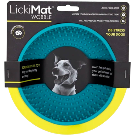 LickiMat - Wobble Mix 17 x 17 x 8 cm (ø17 cm) - Hund - Matplass & vannautomater for hund - For glupske hunder - ZOO.no