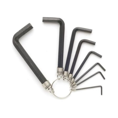 Insexnyckel, storlek 1,5 mm - 6 mm (8-pack)