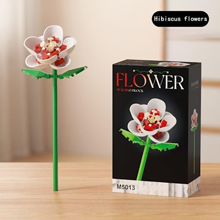 Romantiske Byggeklodsdekorationer, Julegaver til Jul Halloween Fødselsdag