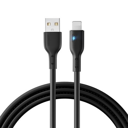 Joyroom Premium Series A13 USB-A / Lightning 2,4A-kabel 2 m - svart