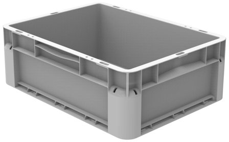 Schoeller Allibert Euroclick 8304 Transportkasse 400x300x235 mm Grå, Garasjeinnredning & oppbevaring