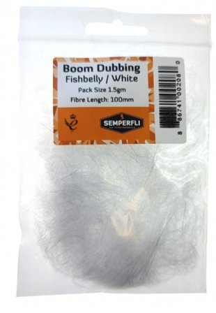 Semperfli Boom Dubbing - Fishbelly / White