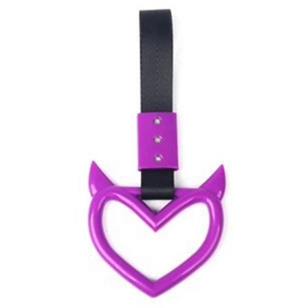 Ny 1 stk. Bil Bus Håndtag Håndrem Drift Charm Rem Drift Auto Tilbehør Bil Styling til Bil hjerte remme krog Forsyninger(h})