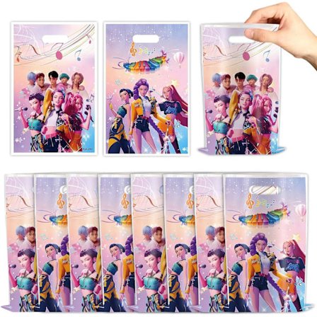 50 stk. Fest Gaveposer, K-POP Demon Slayer Tegneserie Fødselsdagsfest Favorposer-FQ-