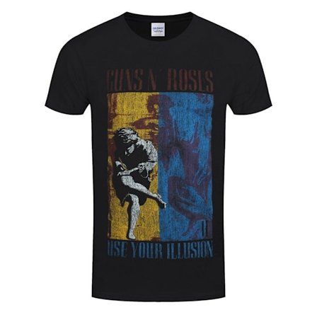 Guns N Roses Unisex Adult Use Your Illusion T-Shirt S Svart