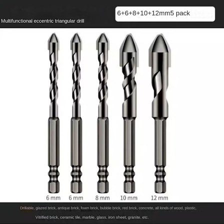 Excentrisk borrkrona Set 6/6/8/10/12MM 6/6/8/10/12MM