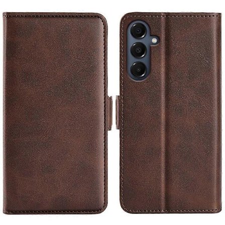 Til Samsung Galaxy A17 Etui Kalve-tekstur Læder Wallet Telefon Cover