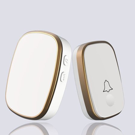 Mordely Trådlös dörrklocka Plug-in Ringklocka