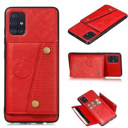 TG Samsung Galaxy A71 - Praktisk Lommebok-Etui Rød