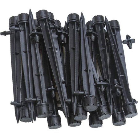 Bevattningsdroppar med koppling för 4mm/7mm slang, justerbar