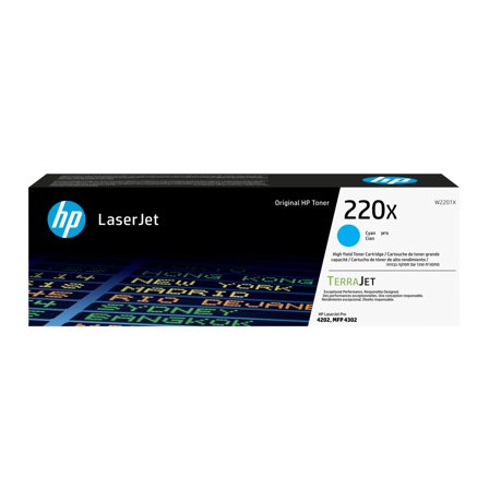 HP 220X - Høy ytelse - cyan - original - LaserJet - tonerpatron (W2201X)