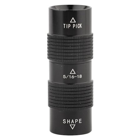 5/16-18 Slitesterk Aluminium 4-i-1 Pool Cue Tip Verktøy Reparasjonssett Golf Billiardstilbehør