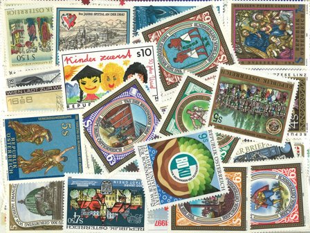 Østrig - 114 forskellige frimærker - Schilling-mærker